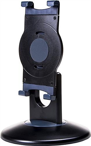 Tablet Countertop Stand w/ Tilting & Rotating Bracket - Black - Image 3