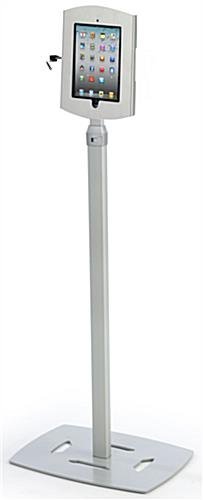 Tablet Stand with Adjustable Height, 75x75 & 100x100 VESA Pattern - Silver - Image 3