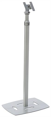 Tablet Stand with Adjustable Height, 75x75 & 100x100 VESA Pattern - Silver