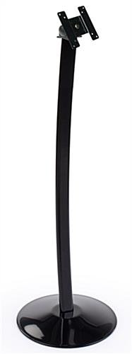 Tablet Stand with Rotating Bracket, 75x75 & 100x100 VESA Compatible, Curved - Black