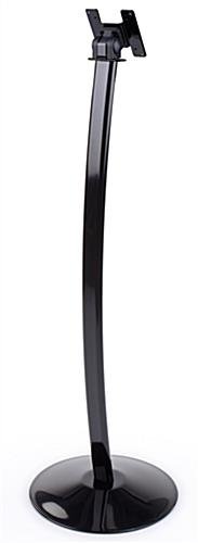 Tablet Stand with Rotating Bracket, 75x75 & 100x100 VESA Compatible, Curved - Black - Image 2