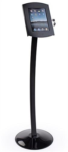Tablet Stand with Rotating Bracket, 75x75 & 100x100 VESA Compatible, Curved - Black - Image 3