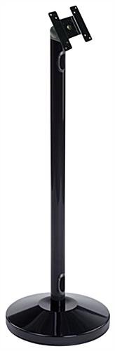 Tablet Stand with Rotating Bracket, VESA 75x75 & 100x100, Cord Management - Black