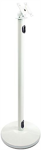 Tablet Stand with Rotating Bracket, VESA 75x75 & 100x100, Cord Management - White