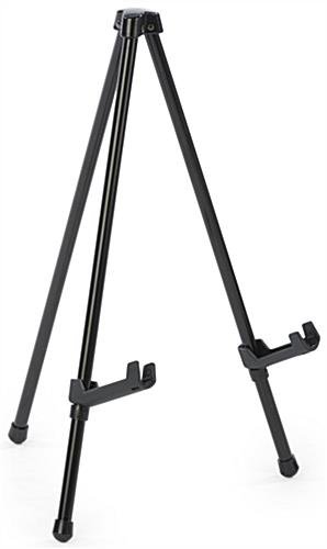Tabletop Easel, Standard Tripod Design, 10 x 14 - Black