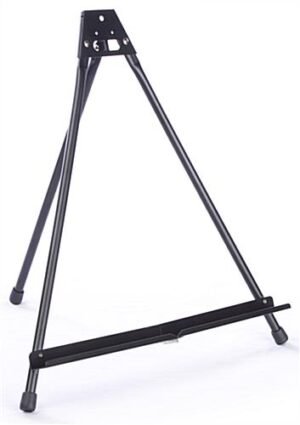 Tabletop Easel with Portable Design, 17.5 x 16.75 - Black