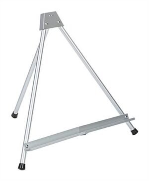 Tabletop Easel with Portable Design - Silver