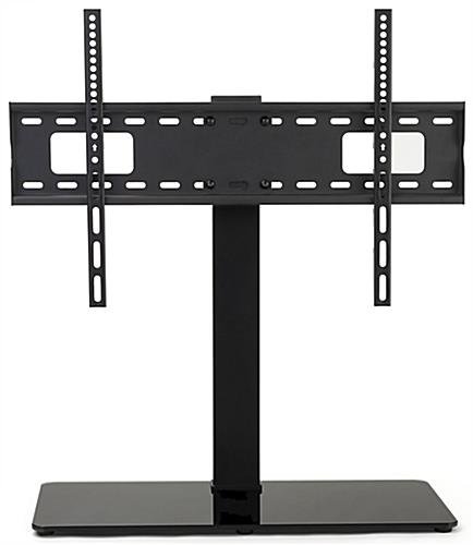 Tabletop TV Stand with Height Adjustable Settings, Fits 37"-70" Screens - Black - Image 3