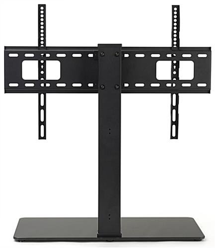 Tabletop TV Stand with Height Adjustable Settings, Fits 37"-70" Screens - Black - Image 5