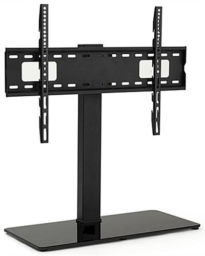 Tabletop TV Stand with Height Adjustable Settings, Fits 37"-70" Screens - Black