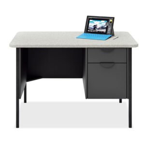 Teacher's Single Hanging Pedestal Desk