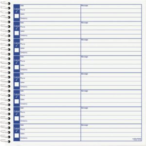 TOPS Voice Message Log, White, 8-1/2" x 8-1/4", 800 Sheets