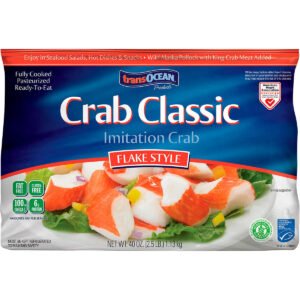Trans Ocean Crab Classic Imitation Crab, Flake, 2.5 lbs