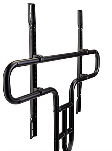 Tripod Easel TV Stand, Fits Screens 49”- 70”, Steel Legs – Black - Image 3