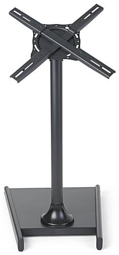 TV Stand for Lobbies, Fits Monitors 27 to 60", Height-Adjustable, Tilting - Black - Image 4