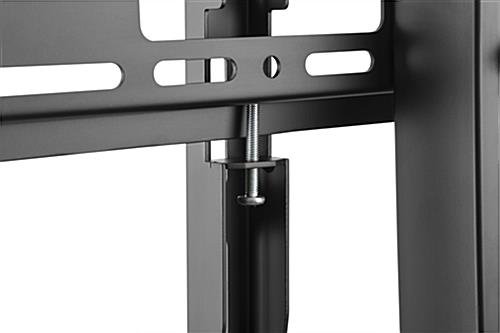 TV Stand w/ Wheels, 60 - 105" Screens, Height Adjustable, 2 AV Shelves - Black - Image 7