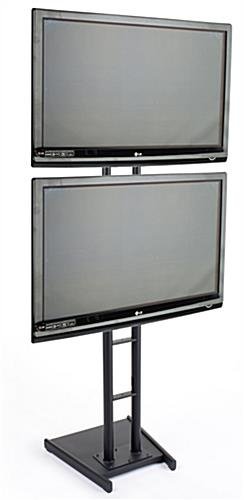 TV Stand with 2 Mounts for Windows, Fits Screen 32 to 65", Weighted Base w/Wheels - Image 2