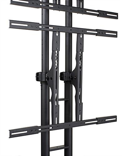 TV Stand with 2 Mounts for Windows, Fits Screen 32 to 65", Weighted Base w/Wheels - Image 3