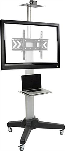 TV Stand with Camera & AV Shelf, Fits Monitors 32”-65”, Height Adjustable - Image 2