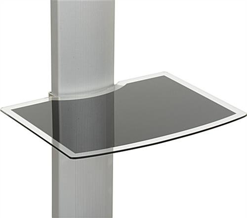 TV Stand with Camera & AV Shelf, Fits Monitors 32”-65”, Height Adjustable - Image 4