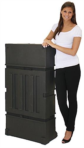 TV Stand with Custom Printed Graphics, Single Sided, Fits 26 to 40" Monitors, Silver - Image 3