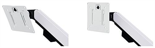 TV Wall Mount for Monitors 13" to 32", Full Motion Articulating Bracket - White - Image 6