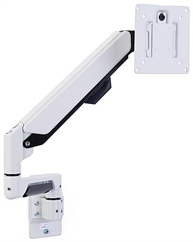 TV Wall Mount for Monitors 13" to 32", Full Motion Articulating Bracket - White