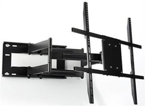 TV Wall Mount w/ Articulating Arm, Fits Monitors 42”-90”, Tilting & Rotating - Black