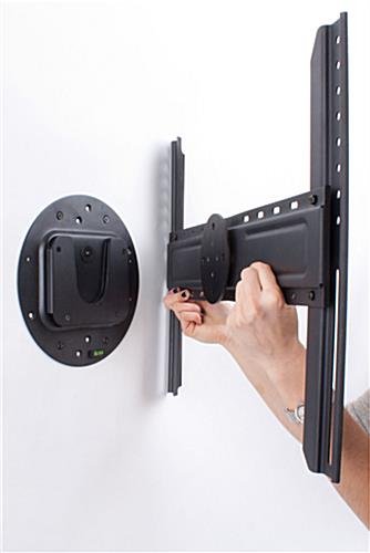 TV Wall Mount with 360-degree Rotation, Fits Monitors 37 to 70", Low Profile - Black - Image 5