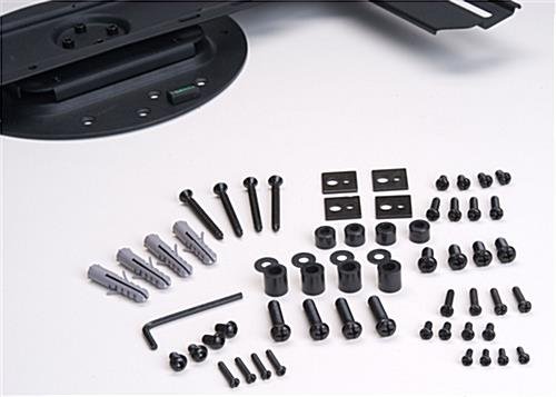 TV Wall Mount with 360-degree Rotation, Fits Monitors 37 to 70", Low Profile - Black - Image 6