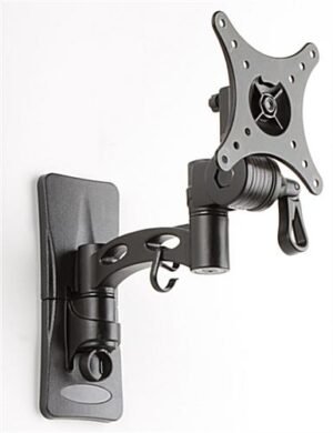 TV Wall Mount with Articulating Arm Fits Monitors 10 to 42-Inch - Black