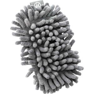 U Brands Microfiber Shag Dry Erase Board Eraser, 2.5" x 5" x 1", Gray