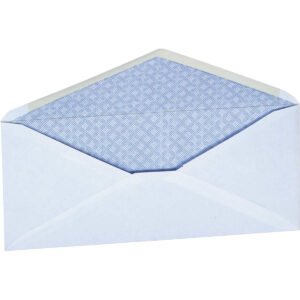 Universal #10 Business Envelope, Security Tint, White, 500 ct