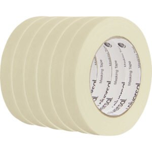 Universal General Purpose Masking Tape, .75" x 180', 6 ct