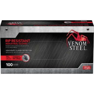 Venom Steel Industrial Nitrile Gloves, One Size, 100 ct
