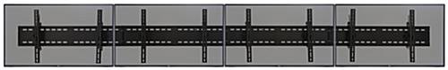 Video Wall Mount for (4) 30" - 60" TV Screens, Tilting Bracket - Black