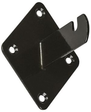 Wall Mount Bracket for Gridwall Panels, Metal, Set of 8 – Black