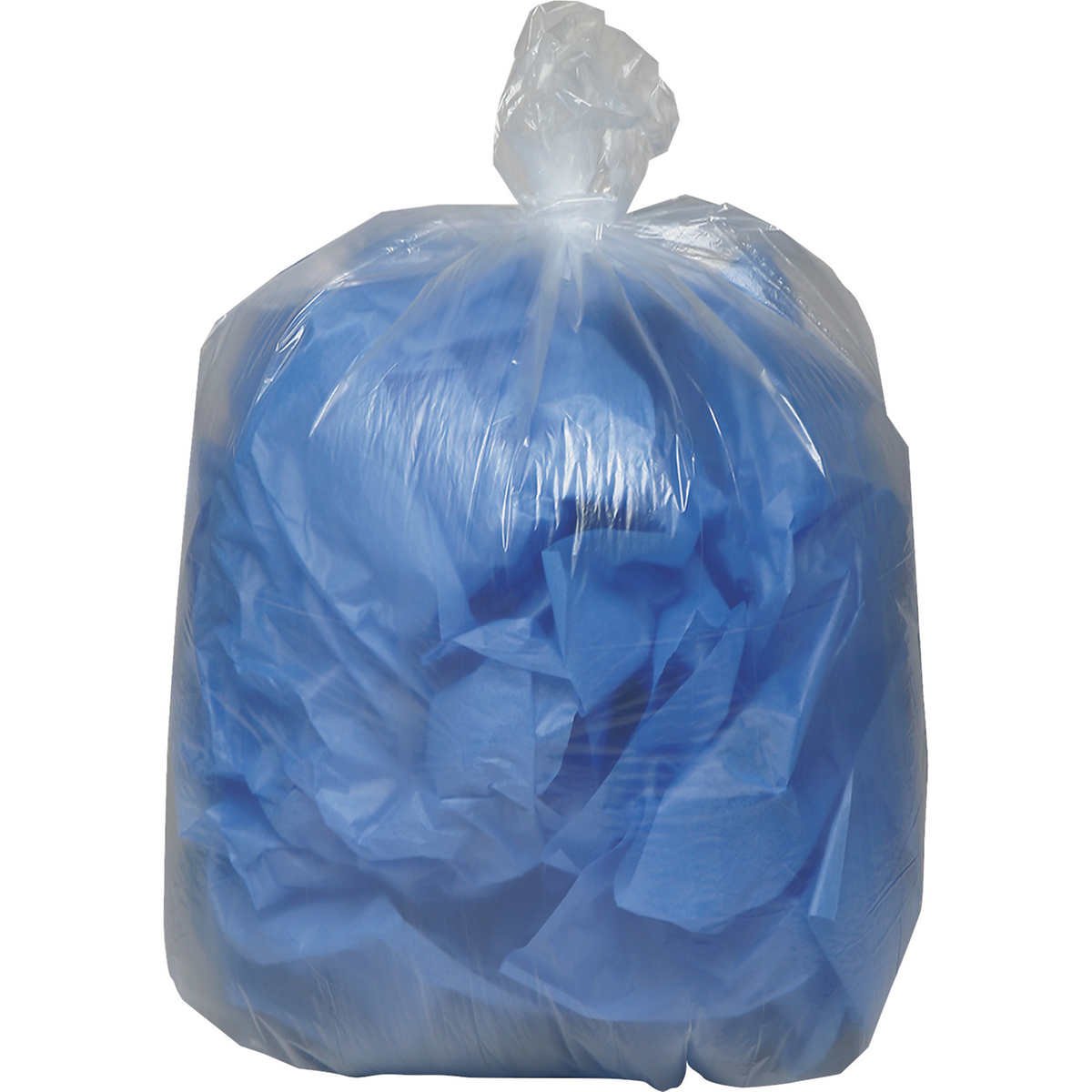 Webster Classic Trash Bags, Clear, 7-10 Gallon, 500 ct - Image 2