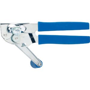 Winco 8-3/4" Portable Can Opener with Crank Handle, Chrome Plated