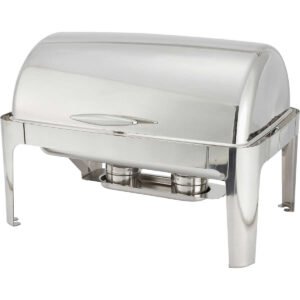 Winco Madison 8 Quart Full-Size Roll Top Chafer