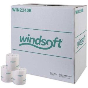 Windsoft Bath Tissue, 2-Ply, 4.5" x 3.7", 500 sheets, 96 ct