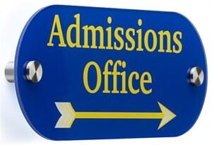 Workshop Series 10 x 4 Acrylic Wall Sign, 2 Standoffs, Custom UV Printing - Clear