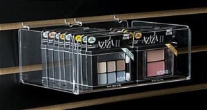 Workshop Series 10 x 6.25 Slatwall Accessory Bin, Rectangular - Clear Acrylic