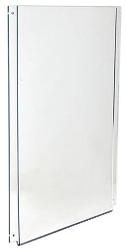 Workshop Series 11 x 17 Acrylic Sign Frame for Ceiling Hanging - Clear