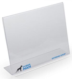 Workshop Series 11 x 8.5 Tabletop Acrylic Sign Holder, Custom Printed - Clear