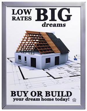 Workshop Series 24 x 36 Custom Translucent Vinyl Graphics for Illuminated Frames