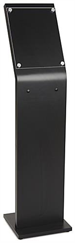 Workshop Series 8.5 x 11 Sign Stand for Floor with Sign Hardware for Frame - Black