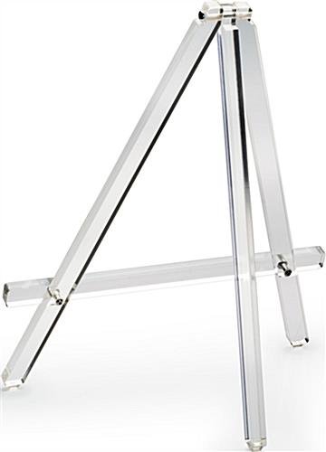 Workshop Series Acrylic Tabletop Easel, Standard Tripod Design, 12.75 x 14.75 - Clear - Image 5