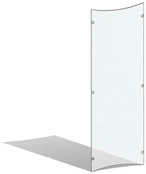 Workshop Series Frosted Replacement Panel for CVWD Series Lecterns - Frosted