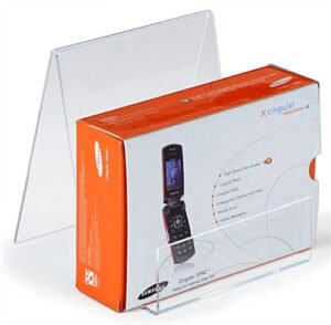 Workshop Series Tabletop Easel with 3-inch Pocket, Acrylic, Single Sided - Clear